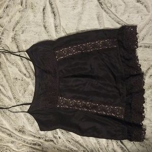 Women's BCBGMaxAzria Spaghetti Strap Top, size L